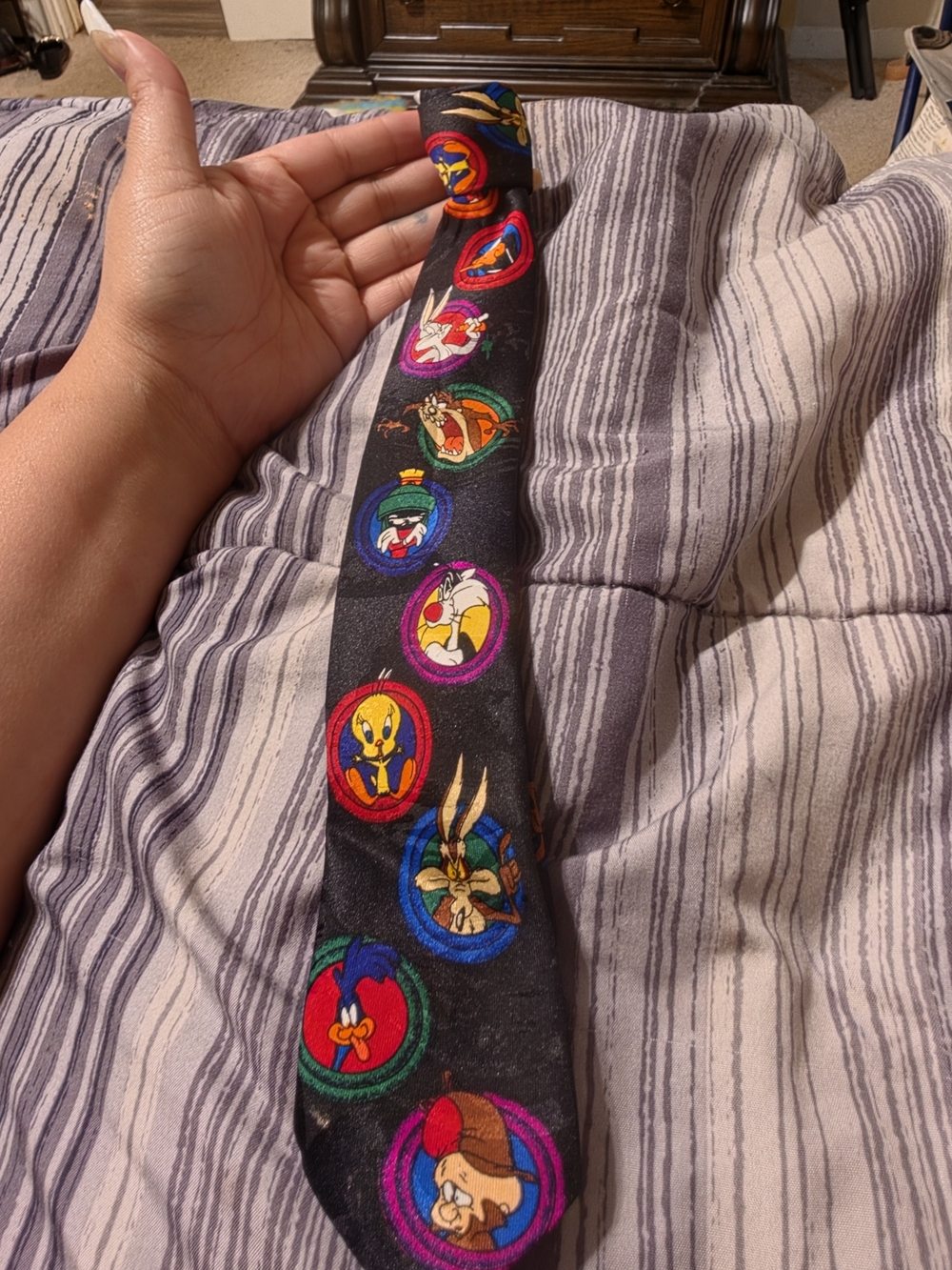 1993 Vintage Looney Tunes Tie